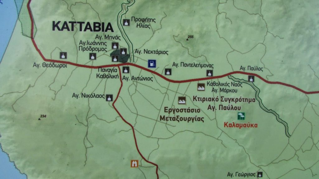 mapa Katavia