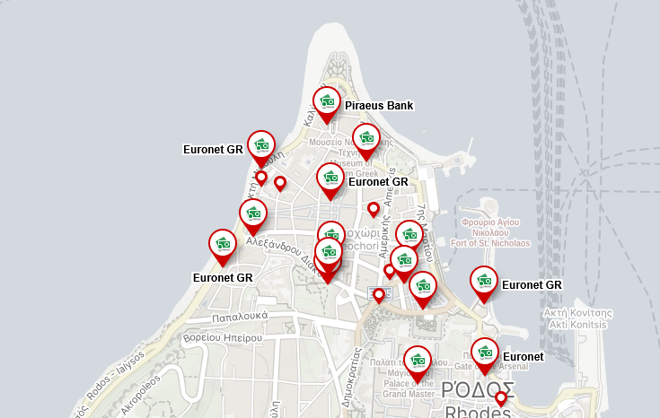 bankomaty na Rodos